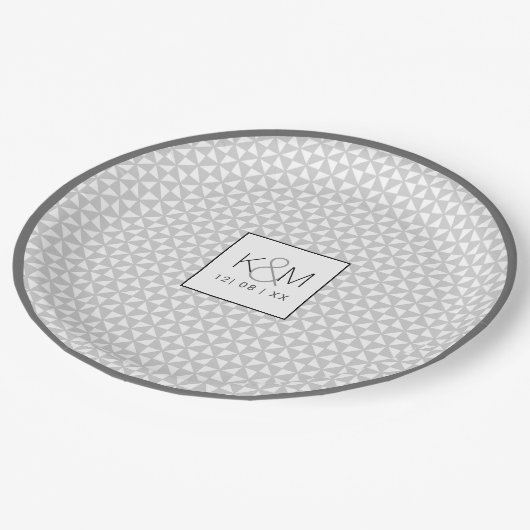 Eenvoudig minimalistisch Bord voor bruiloft zwarte (Gekanteld)