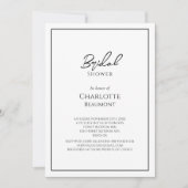 Eenvoudig minimalistisch bruiloft Vrijgezellenfees Kaart (Voorkant)