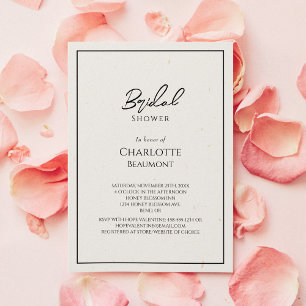 Eenvoudig minimalistisch bruiloft Vrijgezellenfees Kaart