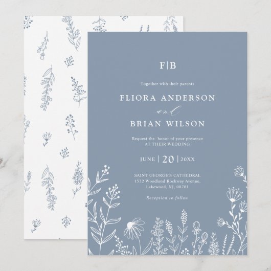 Eenvoudig minimalistisch bruinbruinbruinbruin wild kaart (Voorkant / Achterkant)