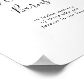 Eenvoudig minimalistisch dit kaarsenbord brandt poster (Hoek)