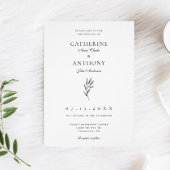 Eenvoudig minimalistisch elastisch elastisch lefbr kaart