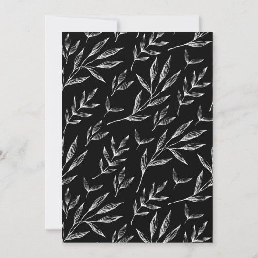 Eenvoudig minimalistisch elastisch elastisch lefbr kaart (Achterkant)