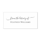 Eenvoudig minimalistisch elegant handschrift rubberstempel (Afrduk)