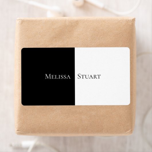 Eenvoudig minimalistisch etiket (Insitu)