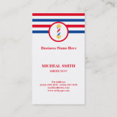 Eenvoudig minimalistisch grafisch winkelbedrijf visitekaartje (Achterkant)