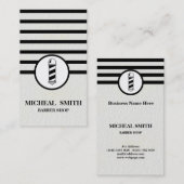 Eenvoudig minimalistisch grafisch winkelbedrijf visitekaartje (Voorkant / Achterkant)