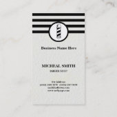 Eenvoudig minimalistisch grafisch winkelbedrijf visitekaartje (Achterkant)