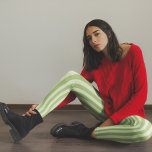 Eenvoudig minimalistisch grillig Schattige groen g Leggings<br><div class="desc">Dit ontwerp is voorzien van eenvoudige minimalistische groene streep grillige leggings met een simplistische groene eenvoudige feestelijke,  een schattige grillige,  een creatieve eenvoudige minimalistische klassieker,  een kerstvakantie yoga broek,  creatief schattig grillig design,  een kerstvakantie kleding broek,  tweekleurige grillige schattige strepen,  groen gestreept streepjesontwerp,  feestelijke schattige vakantiestijl</div>