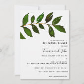 Eenvoudig minimalistisch groen lederen repetitie kaart (Voorkant)