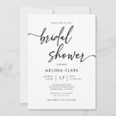 Eenvoudig minimalistisch handgeschreven Vrijgezell Kaart (Voorkant)