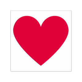 Eenvoudig minimalistisch hart   zelfinktende stempel