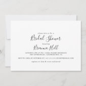 Eenvoudig minimalistisch horizontaal Vrijgezellenf Kaart (Voorkant)