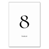 Eenvoudig minimalistisch huwelijk kaart (Achterkant)