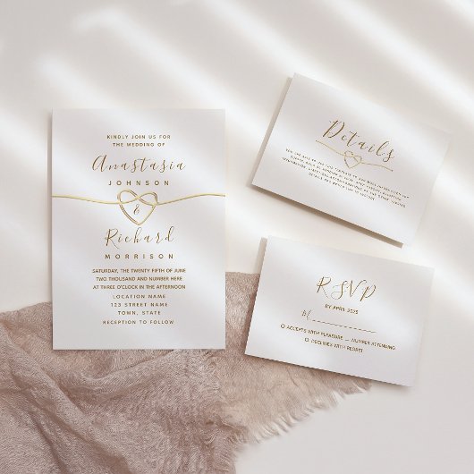 Eenvoudig minimalistisch huwelijk RSVP kaartje