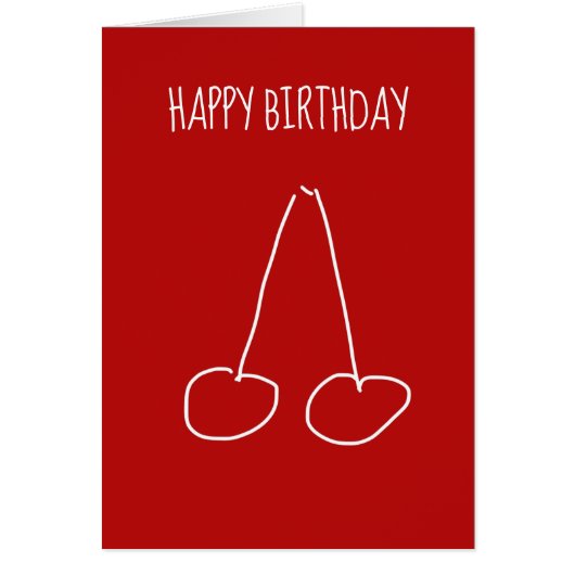 Eenvoudig minimalistisch kersen (Voorkant)