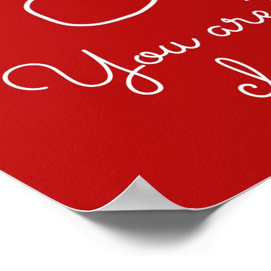 Eenvoudig minimalistisch kersen poster (Hoek)