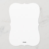 Eenvoudig minimalistisch kerstboomfeest feestdagenkaart (Achterkant)