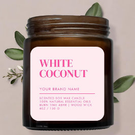 Eenvoudig minimalistisch keurmerk voor moderne kaa vierkante sticker