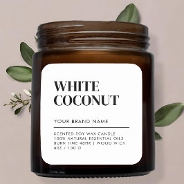 Eenvoudig minimalistisch keurmerk voor moderne kaa vierkante sticker