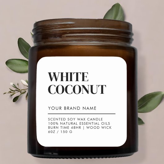 Eenvoudig minimalistisch keurmerk voor moderne kaa vierkante sticker