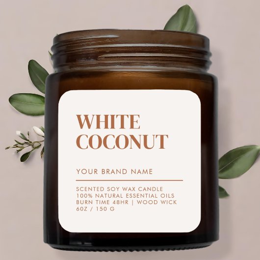 Eenvoudig minimalistisch keurmerk voor moderne kaa vierkante sticker