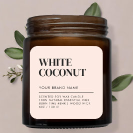 Eenvoudig minimalistisch keurmerk voor moderne kaa vierkante sticker