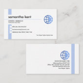 Eenvoudig minimalistisch klassiek opstartapparaat visitekaartje (Voorkant / Achterkant)