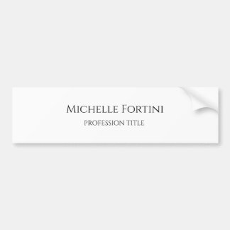 Eenvoudig minimalistisch laagje legant bumpersticker