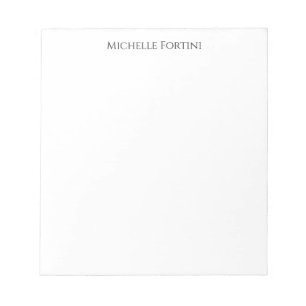 Eenvoudig minimalistisch laagje legant notitieblok