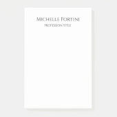 Eenvoudig minimalistisch laagje legant post-it® notes (Voorkant)