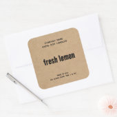 Eenvoudig minimalistisch label kaartenlabel (Envelop)