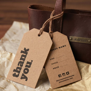 Eenvoudig minimalistisch Label voor het schommelen Cadeaulabel