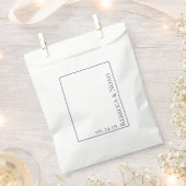 Eenvoudig minimalistisch legant ondergeciteerd tek bedankzakje (Geknipt)