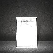 eenvoudig minimalistisch lijst weergeven: voeg log visitekaartje