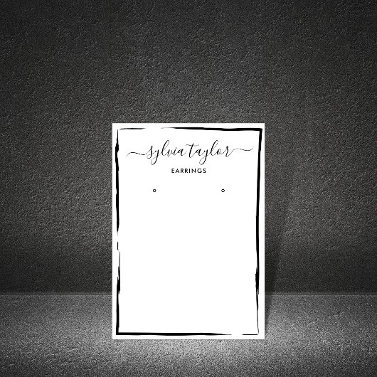 eenvoudig minimalistisch lijst weergeven: voeg log visitekaartje