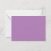 Eenvoudig minimalistisch logo van lavender aan de notitiekaartje (Achterkant)