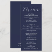 Eenvoudig minimalistisch marineverkeer menu (Voorkant / Achterkant)