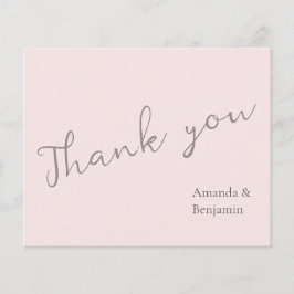 Eenvoudig minimalistisch misty Roos bruiloft