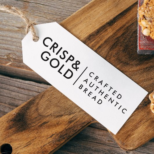 Eenvoudig minimalistisch modern bedrijf  zelfinktende stempel