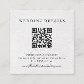 Eenvoudig minimalistisch modern Eucalyptus Olive W Informatiekaartje (Voorkant)