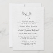 Eenvoudig minimalistisch modern Eucalyptus Olive W Kaart (Voorkant)