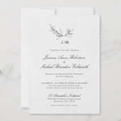 Eenvoudig minimalistisch modern Eucalyptus Olive W Kaart (Voorkant)