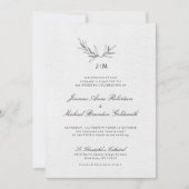 Eenvoudig minimalistisch modern Eucalyptus Olive W Kaart (Voorkant)