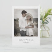Eenvoudig minimalistisch modern Eucalyptus Olive W Save The Date (Staand voorkant)