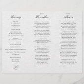 Eenvoudig minimalistisch modern Eucalyptus Wedding (Achterkant)