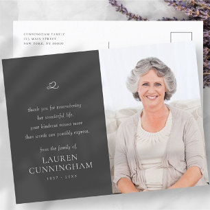 Eenvoudig Minimalistisch Modern Fotobord Briefkaart