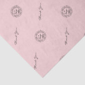 Eenvoudig Minimalistisch Modern Licht Roze Tissuepapier (Detail)