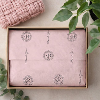 Eenvoudig Minimalistisch Modern Licht Roze Tissuepapier