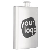 Eenvoudig minimalistisch modern merk Voeg uw Logo  Flacon (Rechts)